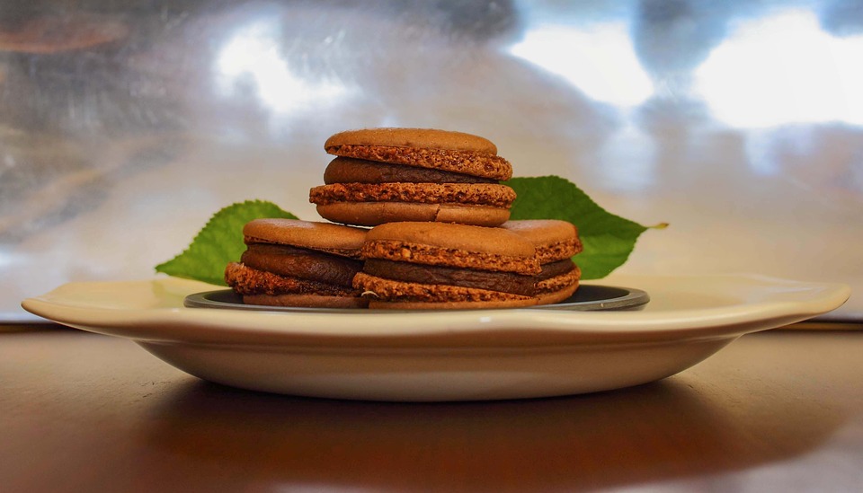 Macarons de chocolate a la flor de sal